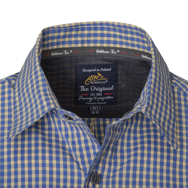 Helikon-Tex Covert Concealed Carry camicia tattica a maniche corte, rosso sporco a quadri