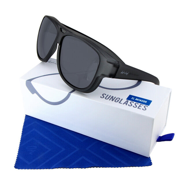ActiveSol El Aviador Fitover-Child occhiali da sole polarizzati, grigio