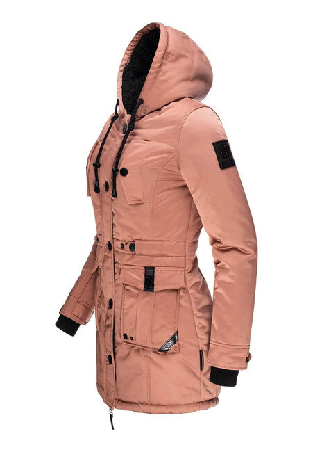 Navahoo Luluna Princess giacca invernale da donna con cappuccio, terracotta