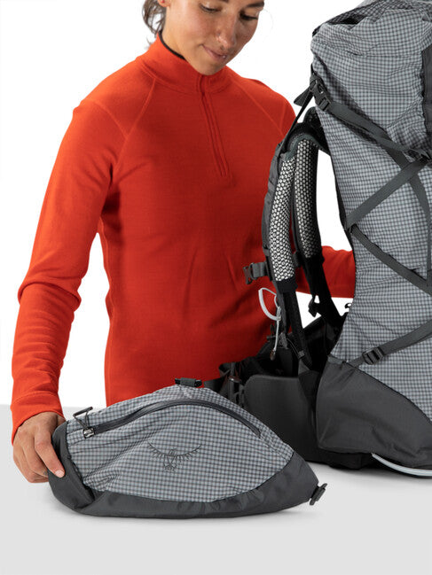 Osprey Ariel Pro 75 zaino da trekking, silver lining