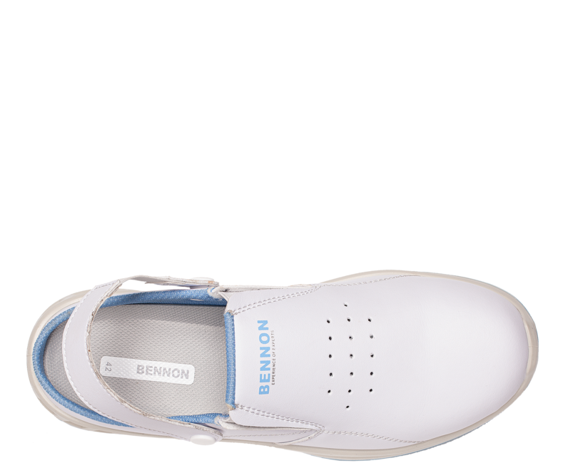 BENNON stivali da lavoro white ob slipper