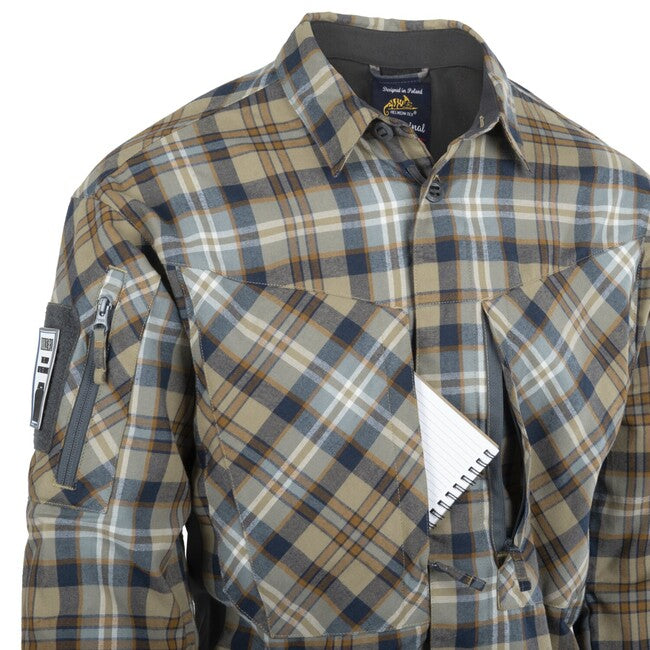 Helikon-Tex MBDU camicia di flanella , plaid blu