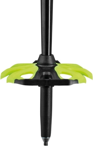 Leki Sherpa FX.One Carbon bastoncini da trekking, carbonio naturale-neon giallo-bianco