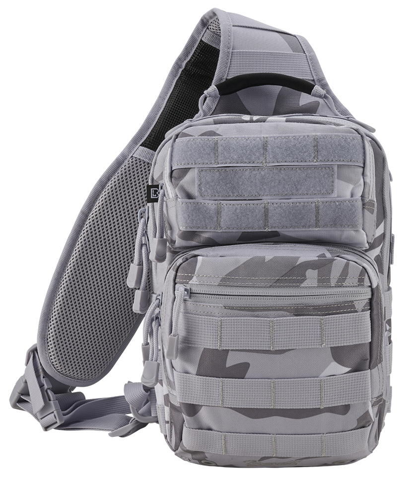 Brandit US Cooper taška cez rameno, blizzard camo