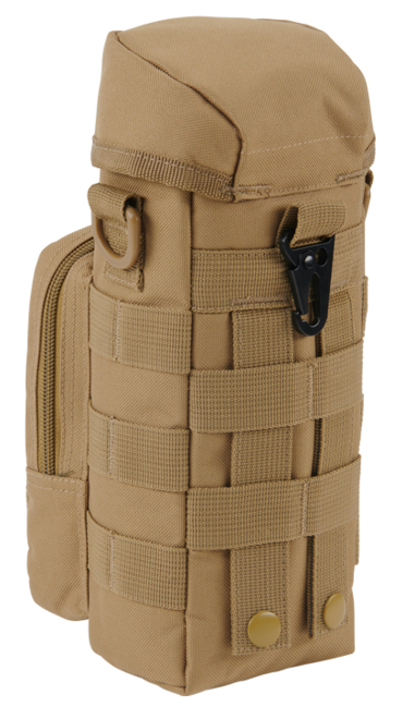 Brandit Custodia per bottiglia Molle con tasca II, kaki