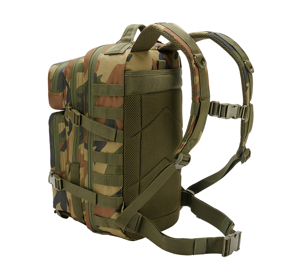Brandit US Assault Pack Medium batoh 25L, woodland