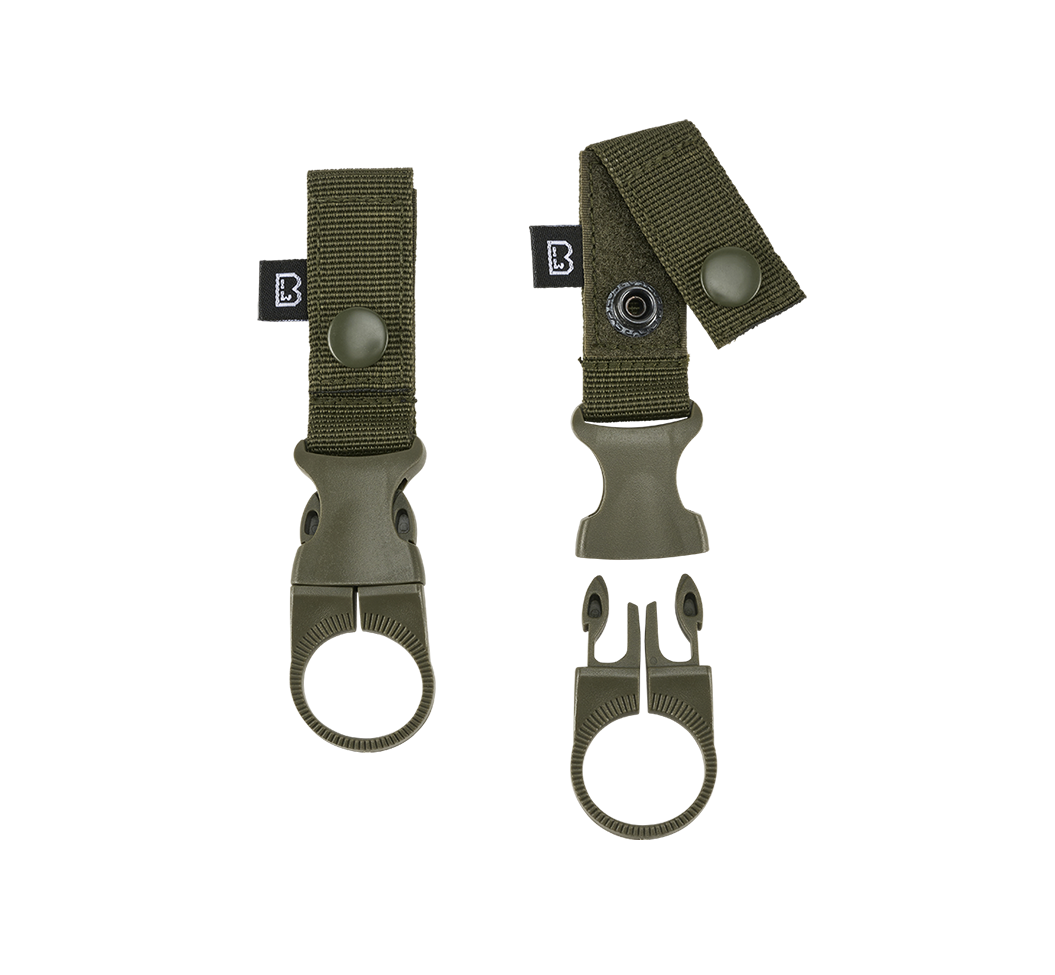 Brandit MOLLE držiak na flaše 2 pack, olivová