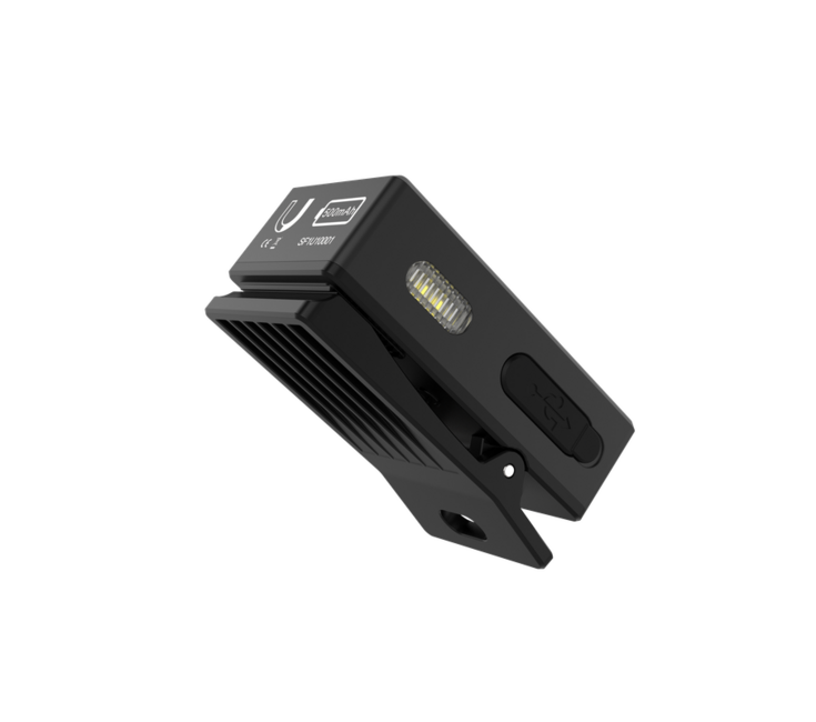 Speras U1 torcia multifunzione edc con clip, nero