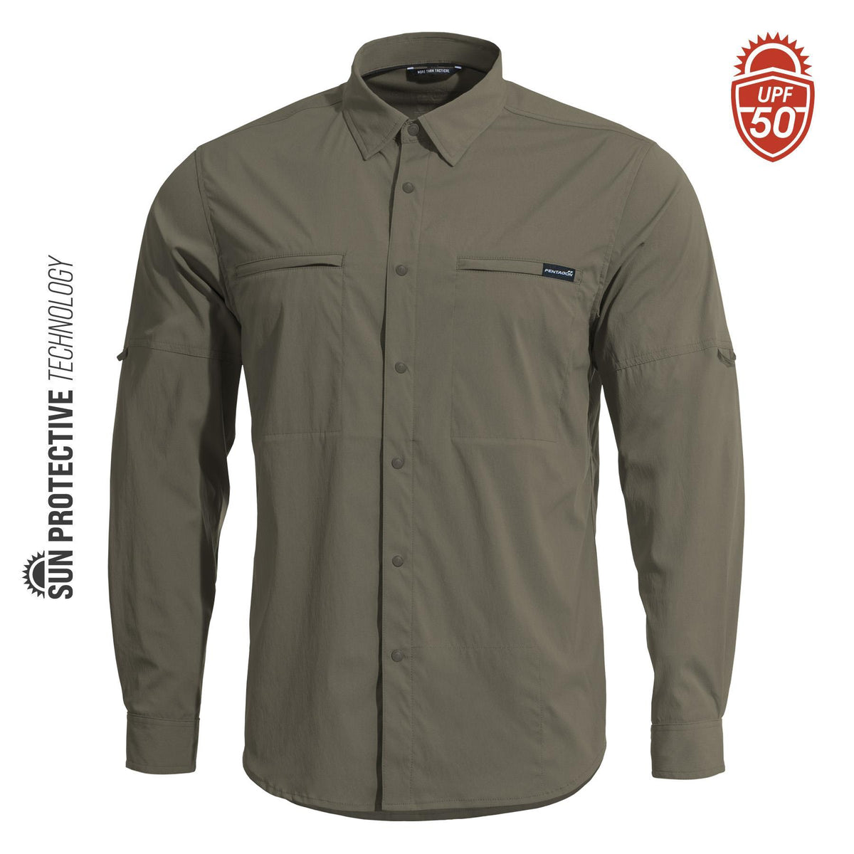 Pentagon Wayne Sunproof camicia, grigio scuro