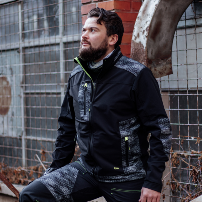 BENNON Predator Work Jacket, Black/Grey