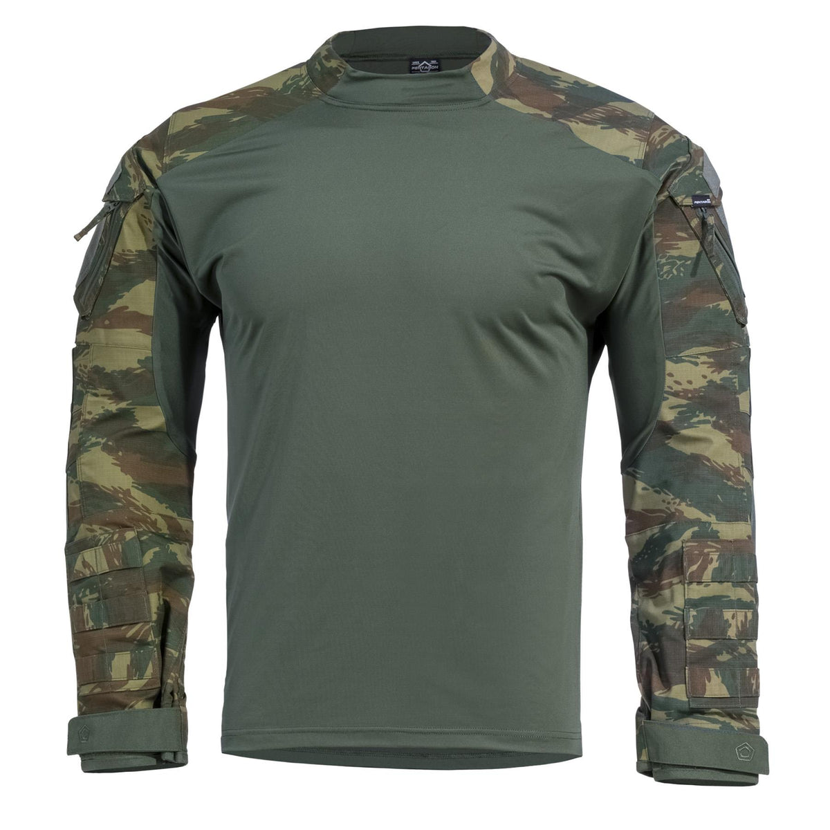 Pentagon Wolf Combat T-Shirt, Camo Green