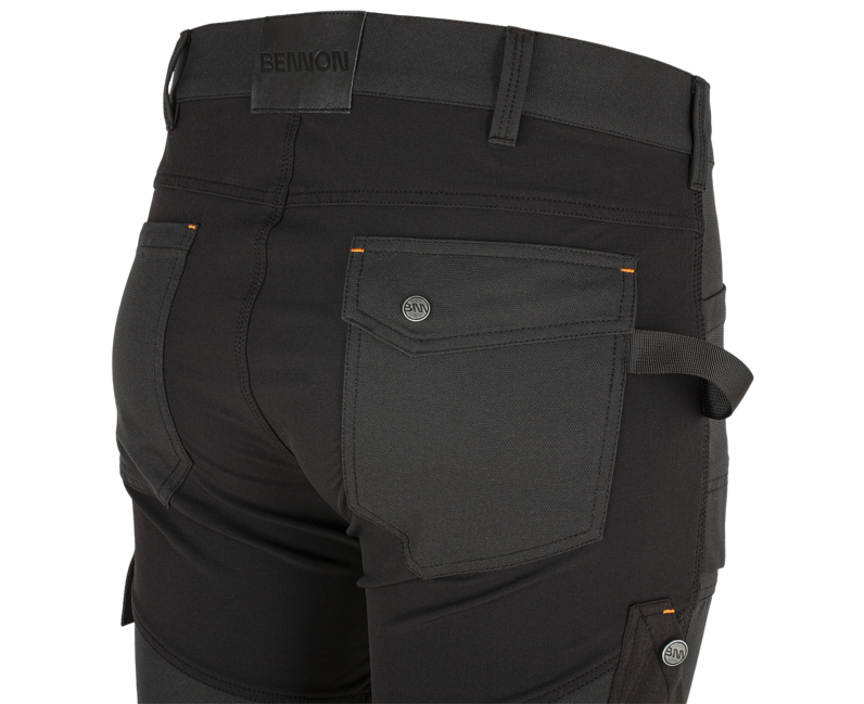 BENNON Erebos pantaloni da lavoro, neri