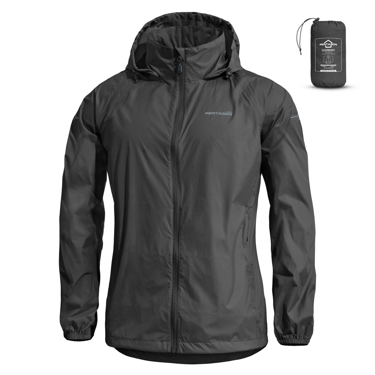 Pentagon Cloudburst Packable giacca da donna, nero