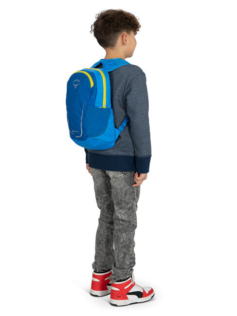 OSPREY DAYLITE JR zaino per bambini, alpin blue/blue flame