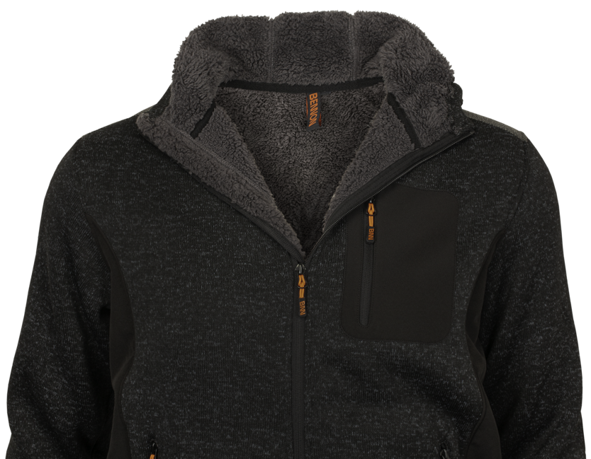 BENNON Nortos felpa, grigio/nero