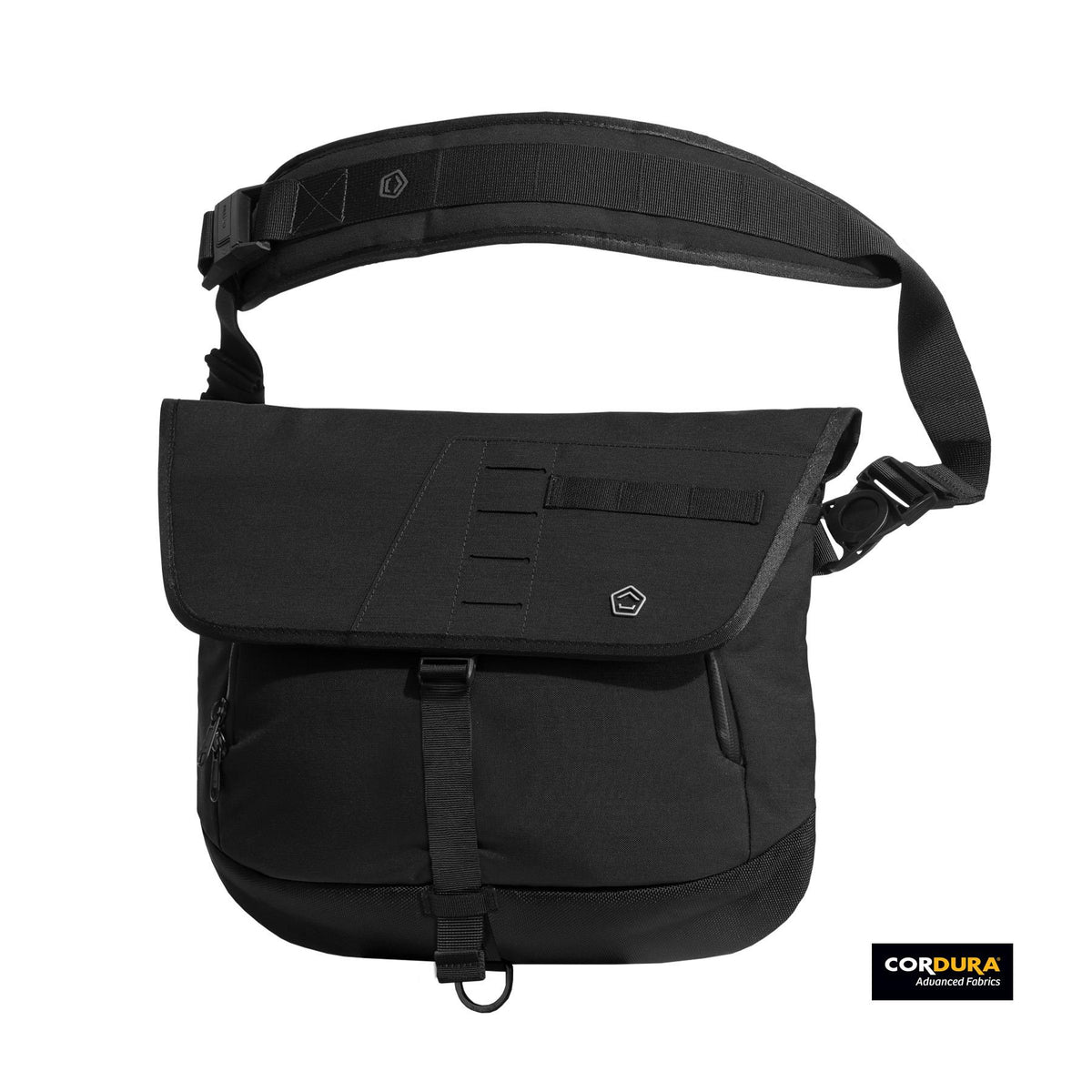 Pentagon Consul Side Messenger Bag, Black