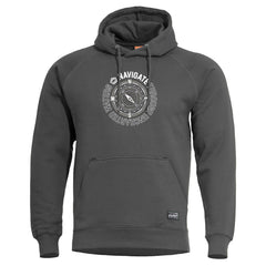 Pentagon Navigate felpa con cappuccio da uomo, grigio