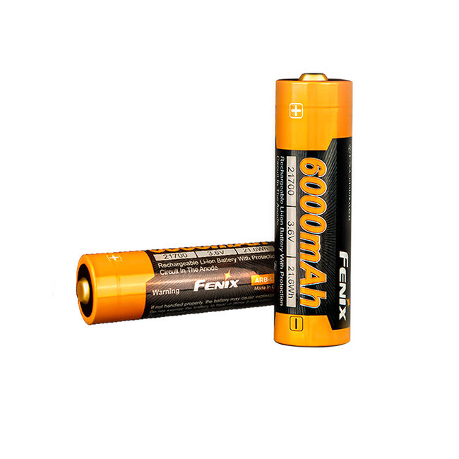Fenix 21700 batteria ricaricabile 6000 mAh agli ioni di litio