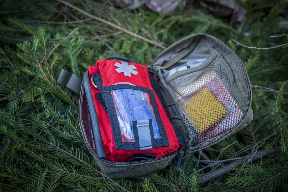 Helikon-Tex Custodia Modulare individuale per cassetta di pronto soccorso - Cordura - US Woodland
