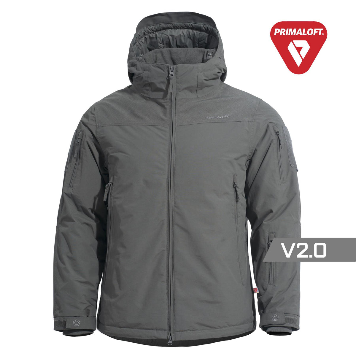 Pentagon LCP V2.0 Primaloft ανδρικό χειμερινό μπουφάν, Cinder Grey
