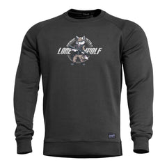Pentagon Lone Wolf felpa senza cappuccio da uomo, nero