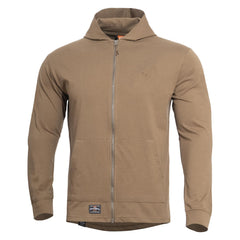Pentagon Agis Ring Spun felpa con cappuccio da uomo, coyote
