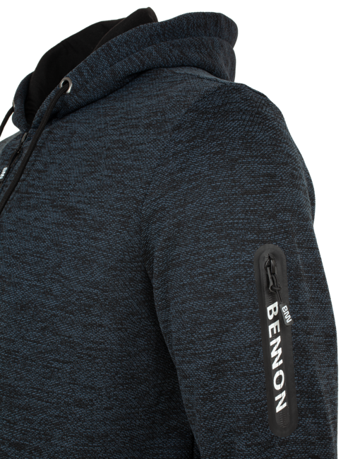BENNON Olympos felpa, blu/grigio