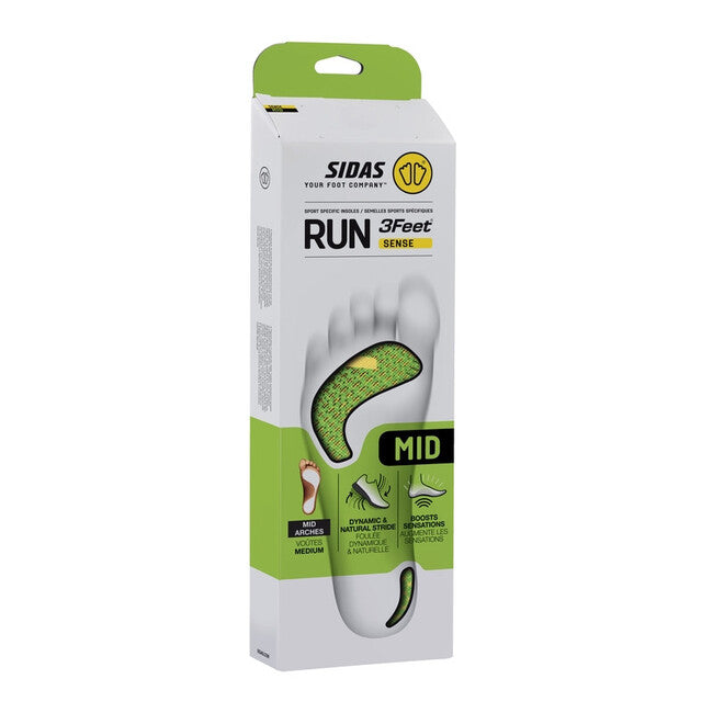 Sidas Run 3Feet Sense Mid solette per scarpe