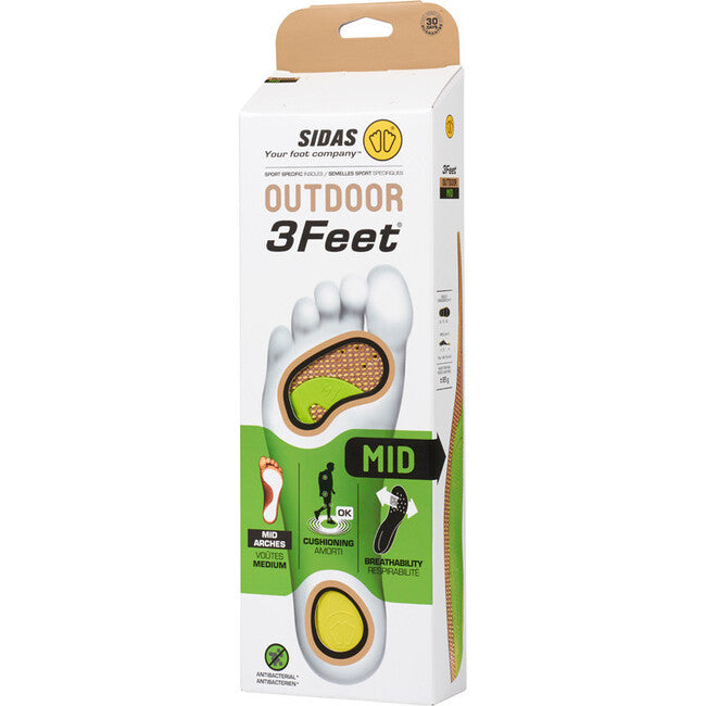 Sidas 3Feet solette per scarpe medie da esterno
