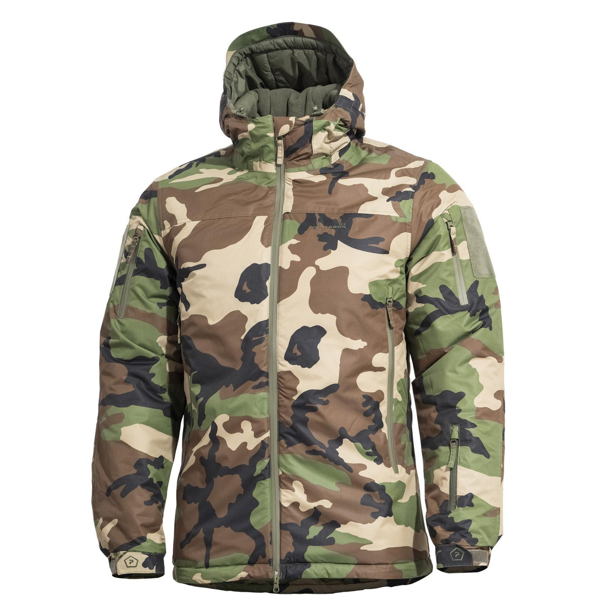 Pentagon Hoplite Parka ανδρικό χειμερινό μπουφάν, woodland
