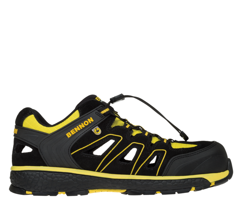 BENNON Bombis sandali da lavoro S1 ESD NM, giallo