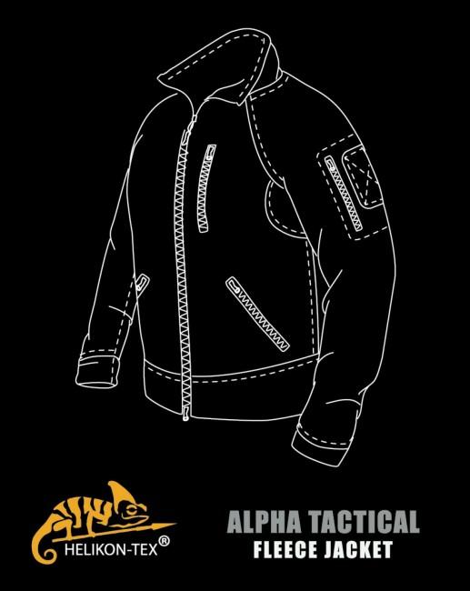 Helikon-Tex Alpha Tactical giacca in pile, oliva