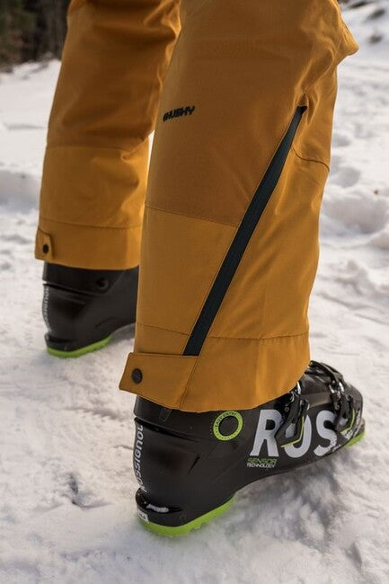 Husky Mitaly pantaloni da sci da uomo, senape