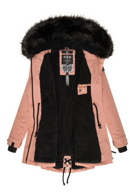 Navahoo Luluna Princess giacca invernale da donna con cappuccio, terracotta