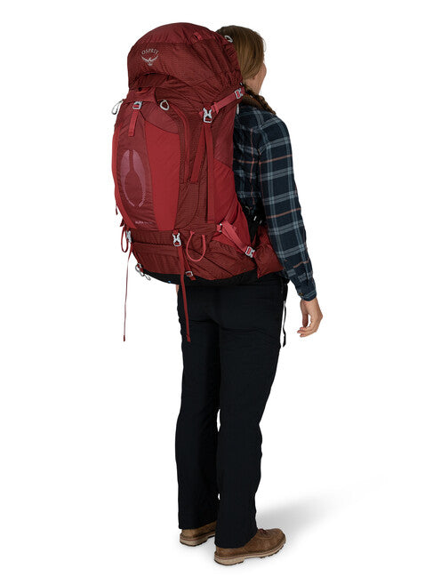 Osprey Aura Ag 65 zaino, berry sorbet red