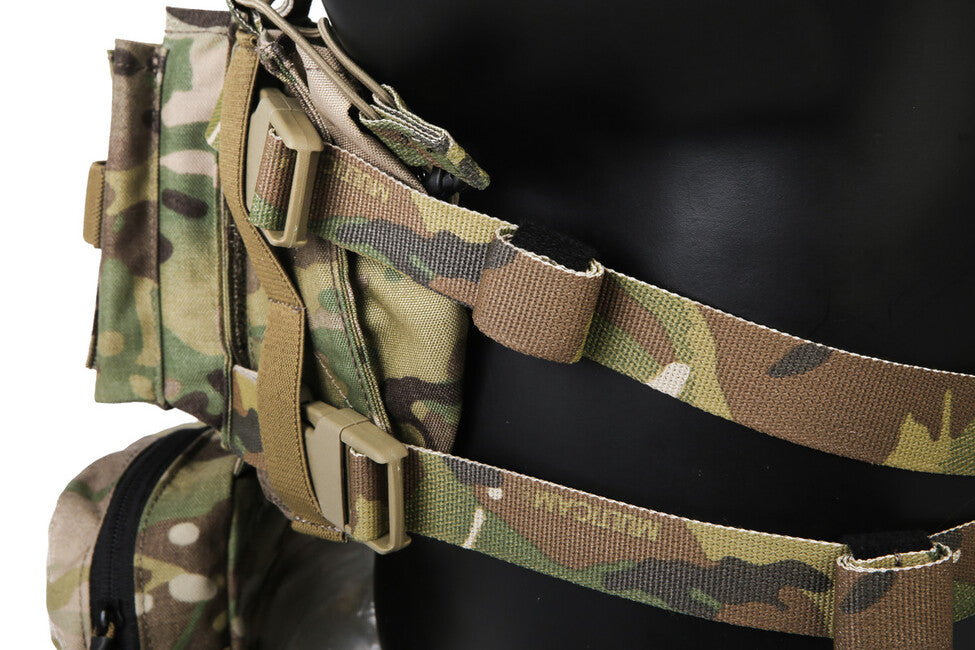Emersongear Micro Fight Chissis MK3 gilet tattico, nero multicam
