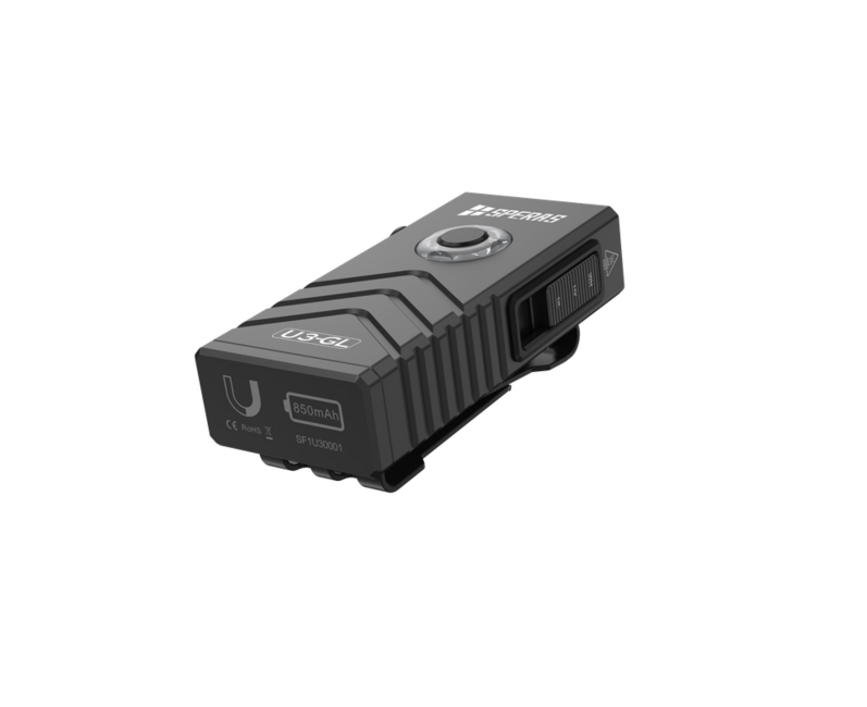 Speras U3-GL torcia multifunzionale, nero