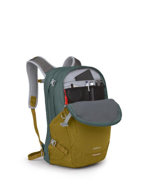 Osprey Nebula zaino, green tunnel/brindle brown