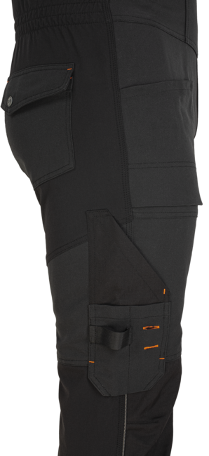 BENNON Erebos pantaloni da lavoro con bretelle, neri