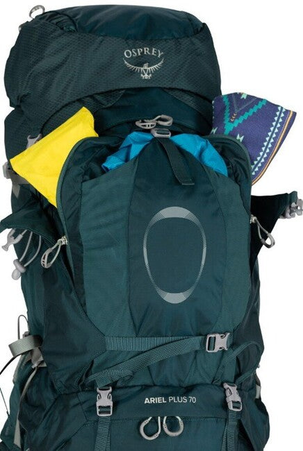 Osprey Ariel Plus 70 zaino da trekking, night jungle blue