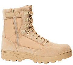 Brandit scarpe tattiche con zip, Camel