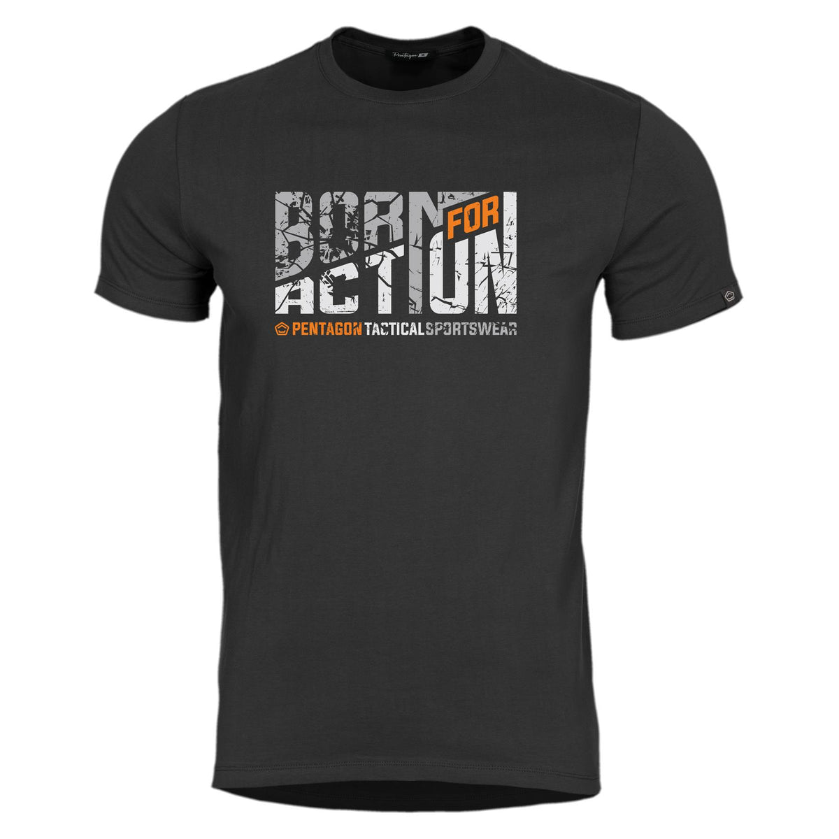 Pentagon Born t-shirt for Action, nero