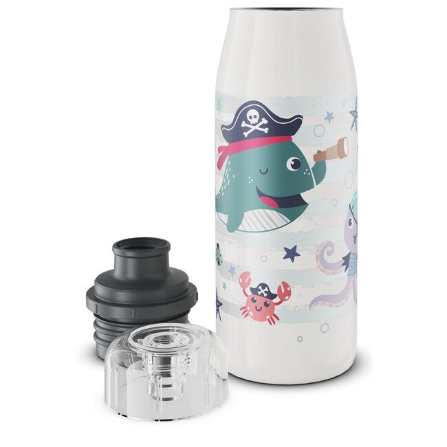 Alfi IsoBottle Kids borraccia per bambini in acciaio inox 0,35 L, pirata