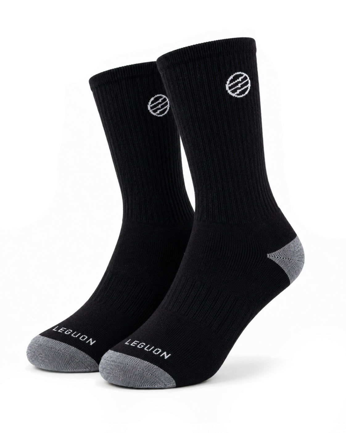 Leguon Aegon Merino Lite чорапи, черни