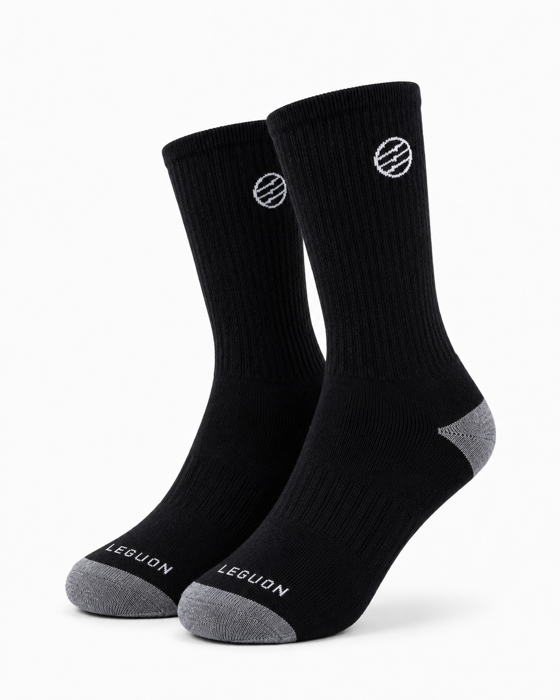 Leguon Aegon Merino Lite socks, black