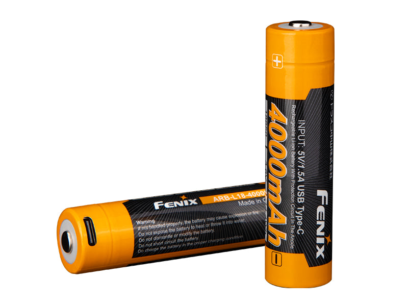 Fenix 18650 batteria ricaricabile usb-c 4000 mAh (Li-Ion)