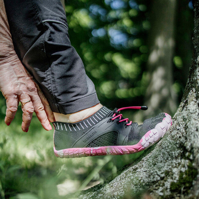 BENNON Bosky scarpe a piedi nudi, nero/rosa