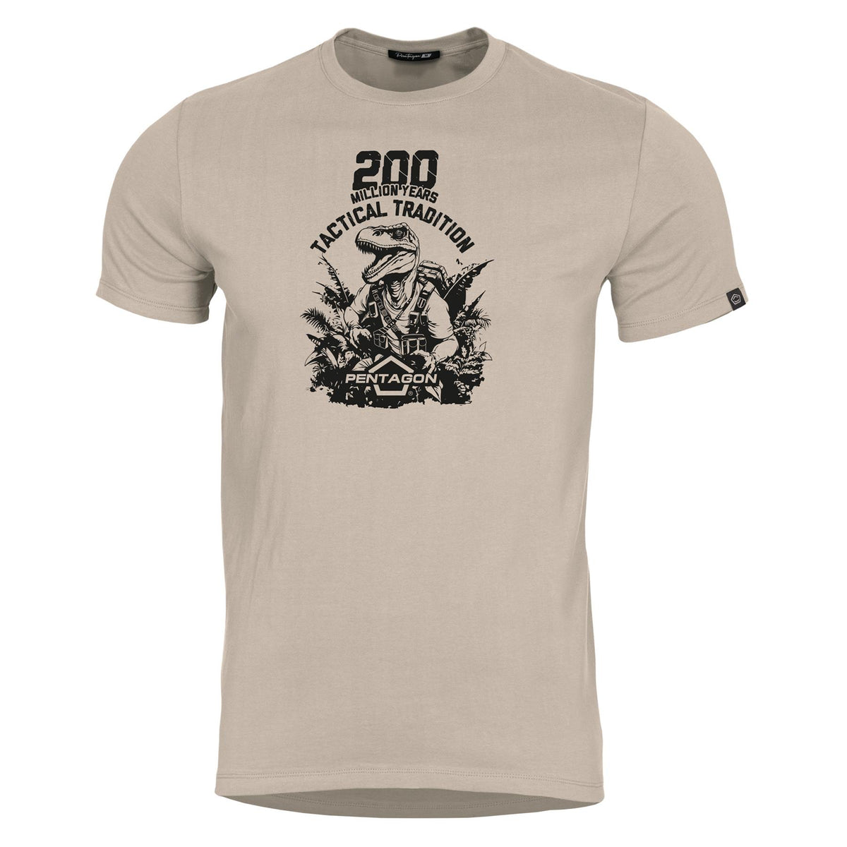 Pentagon T-Rex t-shirt a maniche corte da uomo, khaki