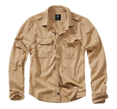 Brandit Vintage camicia da uomo, Khaki