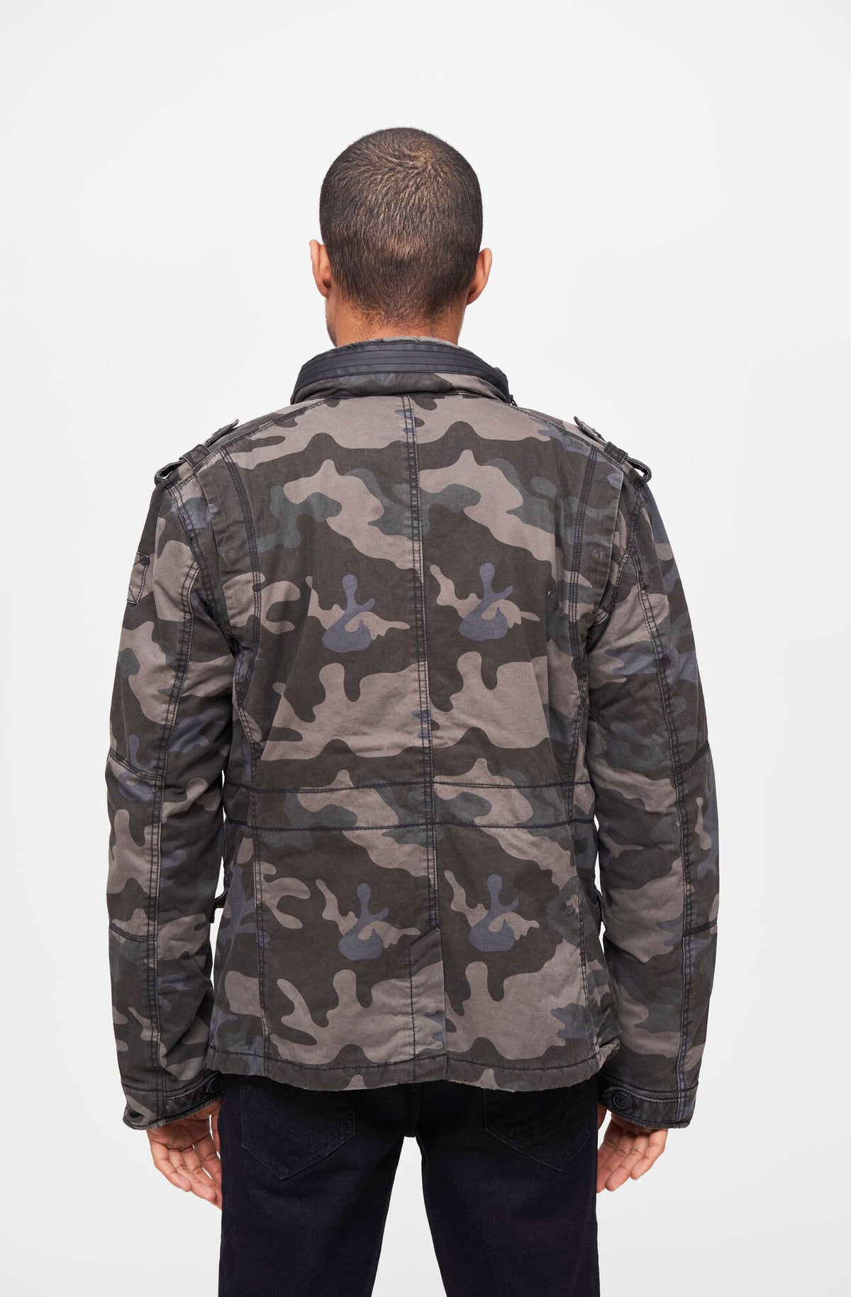 Brandit Britannia zimná bunda, Darkcamo